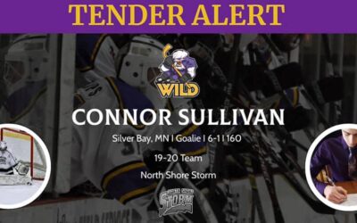 Wild Sign Connor Sullivan to Tender Agreement for 20-21 Season