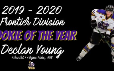 Declan Young is the NA3HL Frontier Division Rookie of the Year