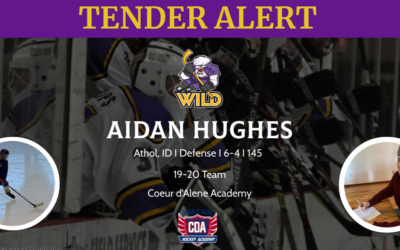 Wild Sign Aidan Hughes to Tender Agreement for 20-21 Season