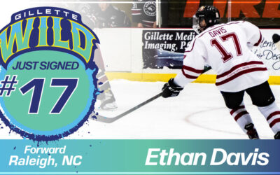 Ethan Davis is coming back to the Gillette Wild! We are very excited to have him on our 2021-2022 roster!